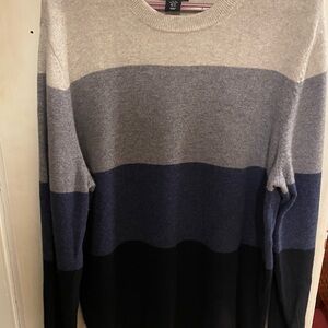 Men’s Cashmere Color Block Sweater